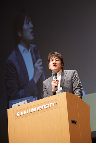 【画像・写真】林先生近大講演　マグロの次は…ウナギでしょ！