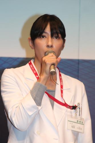 【画像・写真】１４歳差で父娘役　水野美紀「柳葉さんに文句言われました」