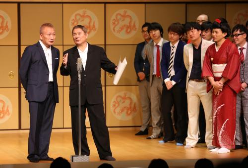 【画像・写真】ツービート即興漫才披露！たけし、疑惑ネタに「俺なんか100億円」