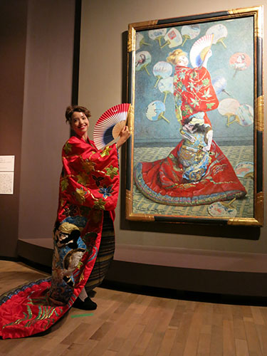 【画像・写真】豊田エリー　モネの絵になりきり「ロマンチックな気分」