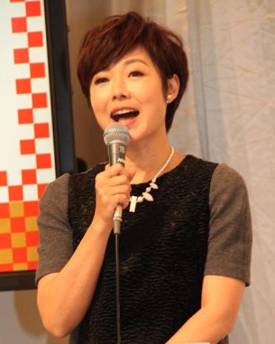 「第６５回ＮＨＫ紅白歌合戦」出場歌手発表会見で進行を務めたＮＨＫの有働由美子アナ