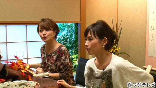 １２日放送のフジテレビ「バナナマンの決断は金曜日！」に出演した（右から）安部なつみ、中澤裕子
