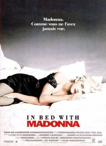 映画「イン・ベッド・ウィズ・マドンナ」のポスター