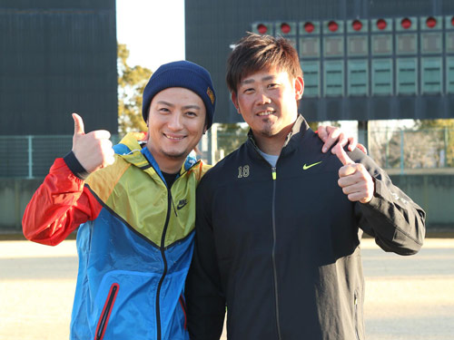 【画像・写真】遊助新曲ＭＶに松坂が友情出演　横浜高バッテリー再び