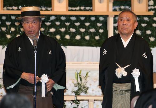 【画像・写真】いつものカンカン帽　可朝節で感謝「私のようなムチャ者を…」