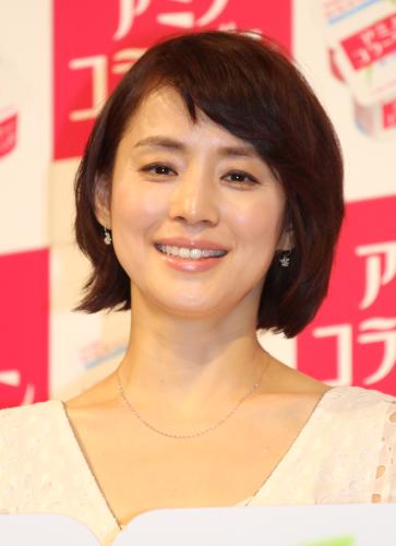 【画像・写真】石田ゆり子　初のＣＭ発表会にドキドキ、商品に合わせ「潤う女」宣言