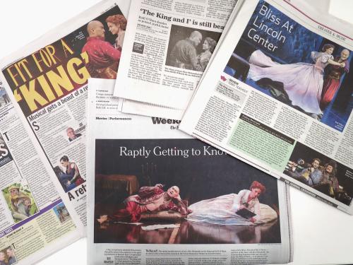 渡辺謙が主役を務めるミュージカル「王様と私」の批評を一斉に掲載した17日付の米ニューヨークの各紙