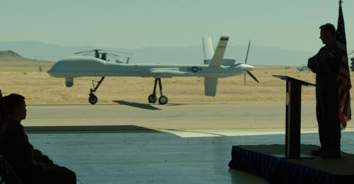 映画「ドローン・オブ・ウォー」に登場する米軍の無人戦闘機