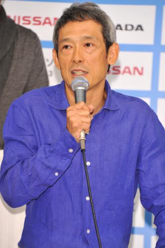 「横浜マラソン２０１６」発表記者会見に出席した鶴見辰吾