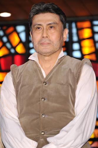 ミュージカル「ラ・マンチャの男」初日囲みインタビュー会見に出席した松本幸四郎