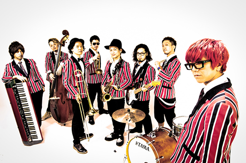 大阪発の８人組インストバンド「カルメラ」