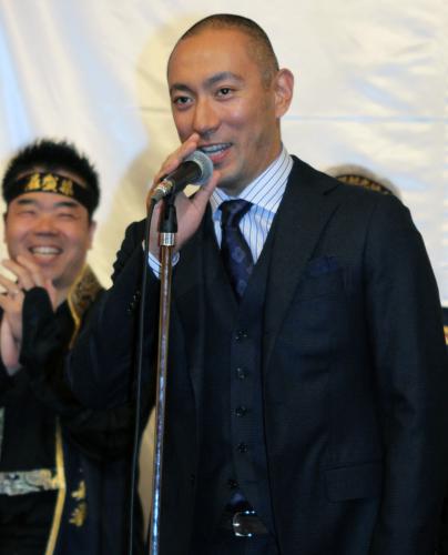 【画像・写真】海老蔵　結婚報道に愛之助チクリ!?「雲隠れの術を使う先輩がいる」