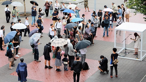 【画像・写真】ななみ　サイレントストリートライブ「心がつながったきがする」