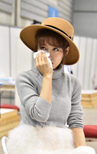 【画像・写真】たかみな感涙　卒業記念センター　デビュー曲以来１０年ぶり