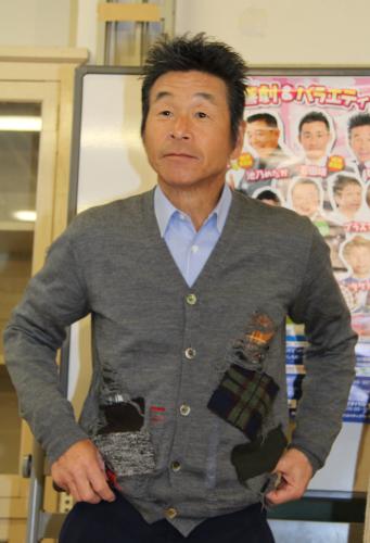 【画像・写真】間寛平　申年だから？「１年３６５本の木に登りたい」持論を熱弁