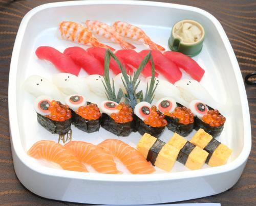 【画像・写真】水木さんお別れ会　妖怪モチーフの食事も提供