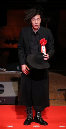 【画像・写真】新人賞のＲＡＤ野田洋次郎　次作未定も「またしびれる現場に」