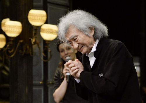 【画像・写真】小澤征爾さん　グラミー賞受賞に驚き「仲間と分かち合いたい」