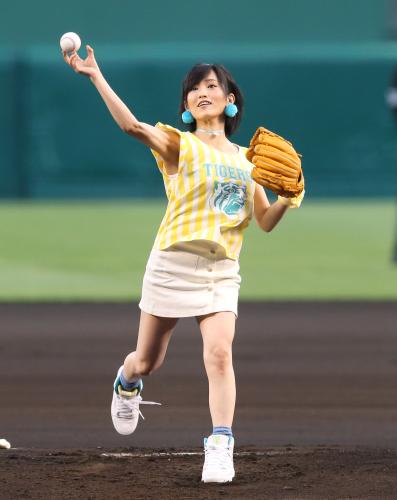 記事全文】熱烈虎党のさや姉 ストライク始球式「日本一いける
