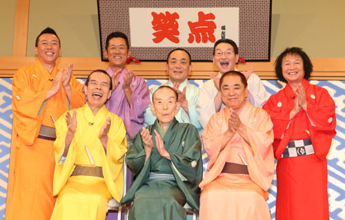 日本テレビ「笑点」のメンバー。８日放送は一挙４人が座布団１０枚獲得