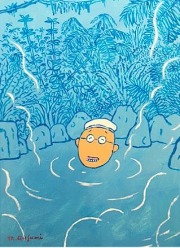 【画像・写真】「孤独のグルメ」原作者・久住氏　個展でバースデーライブ