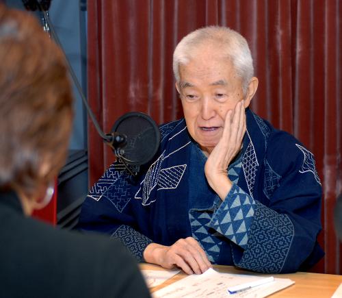 放送作家、作詞家、タレントなど幅広く活躍した永六輔さん