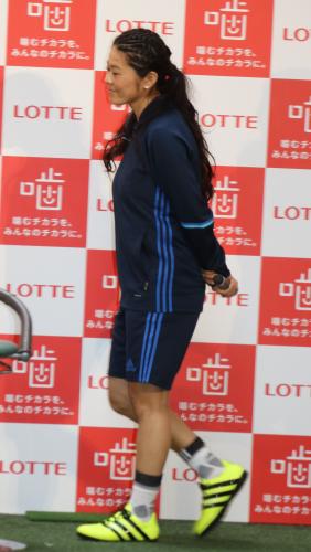 【画像・写真】澤穂希さん、お腹ややふっくら…妊娠発表後初登場　性別「まだです」