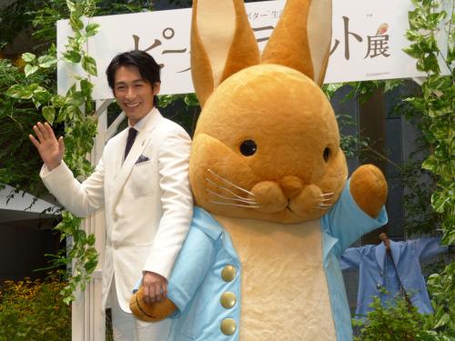 【画像・写真】ディーン・フジオカ、ピーターラビット展ＰＲ「日本で最初で最後かも」