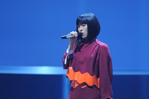 ２２日放送のＮＨＫ「ＳＯＮＧＳ」で歌唱を披露する宇多田ヒカル