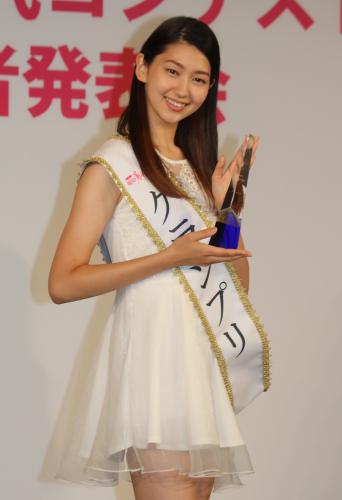 「第１回ミス美しい２０代コンテスト」グランプリを受賞した是永瞳さん