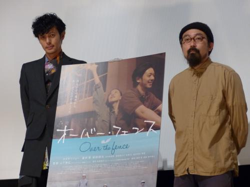 トークイベントを行った主演のオダギリジョー（左）と山下敦弘監督