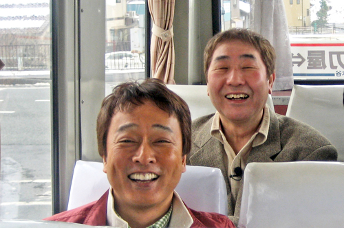 「ローカル路線バス乗り継ぎの旅」でおなじみの太川陽介（左）と蛭子能収。２６日放送の「特別編」は違う２人がバスに乗る（Ｃ）テレビ東京