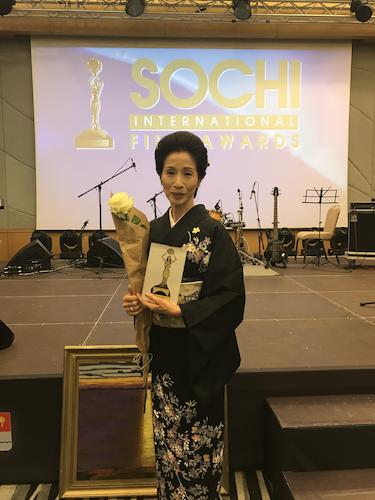 ソチ映画祭で主演女優賞に輝いた松原智恵子