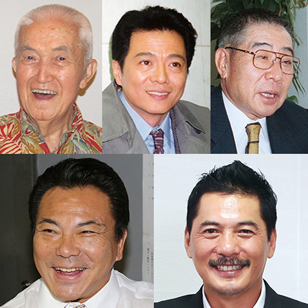 昭和の大物が亡くなった１６年（左上から時計回りで）永六輔さん、根津甚八さん、大橋巨泉さん、平尾誠二さん、先代九重親方