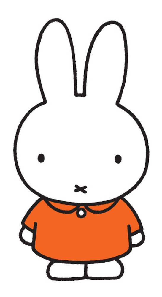 ウサギのキャラクター「ミッフィー」