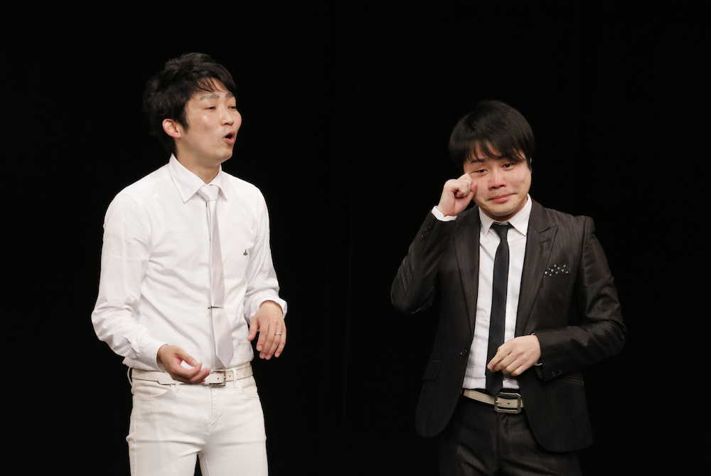 【画像・写真】ノンスタ井上、１０９日ぶり漫才復帰に涙　石田のライブ飛び入り