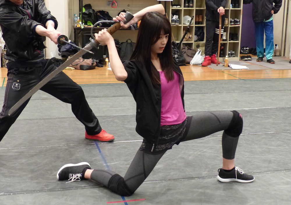 【画像・写真】馬場ふみか殺陣初挑戦！「ちるらん　新撰組鎮魂歌」体当たり演技