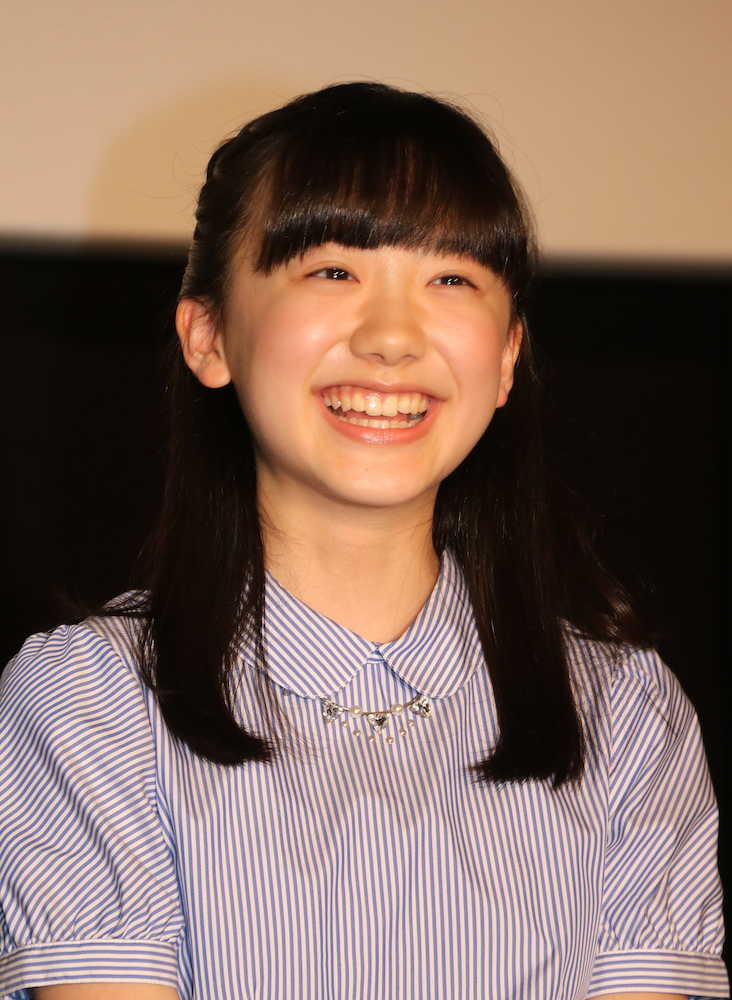 映画「バーニング・オーシャン」公開直前イベントにゲストとして登壇した芦田愛菜