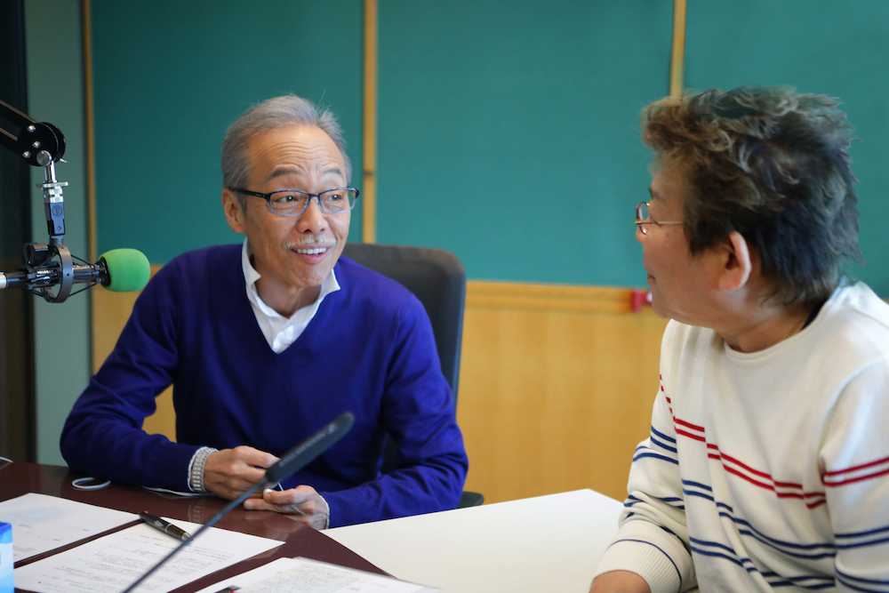 【画像・写真】チンペイ＆ばんばん　３０年ぶりラジオ共演、いきなり下ネタに爆笑