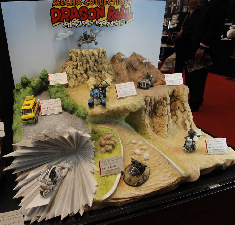 静岡ホビーショーで展示された「メカコレ　ドラゴンボール」