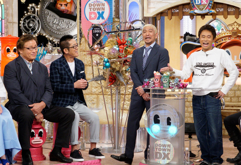 （左から）天龍源一郎、三遊亭円楽、松本人志、浜田雅功（Ｃ）日本テレビ