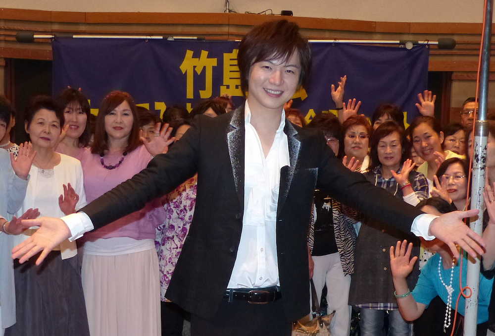 【画像・写真】竹島宏、ファン１００人と最新曲合唱　今秋アルバム収録へ