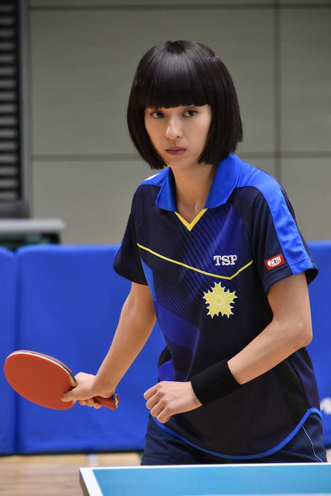映画「ミックス。」に卓球選手役で出演する中村アン