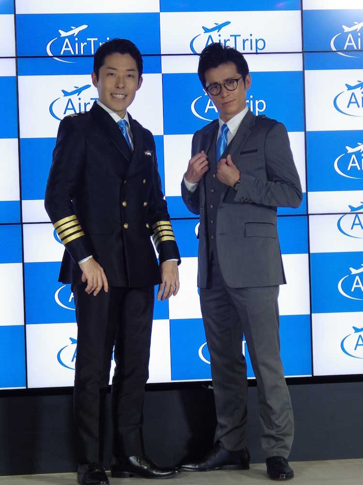 オリエンタルラジオの中田敦彦（左）と藤森慎吾
