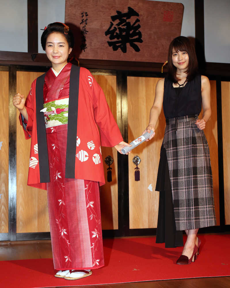 【画像・写真】「ひよっこ」架純が「わろてんか」わかなを激励「体と心を大事に」