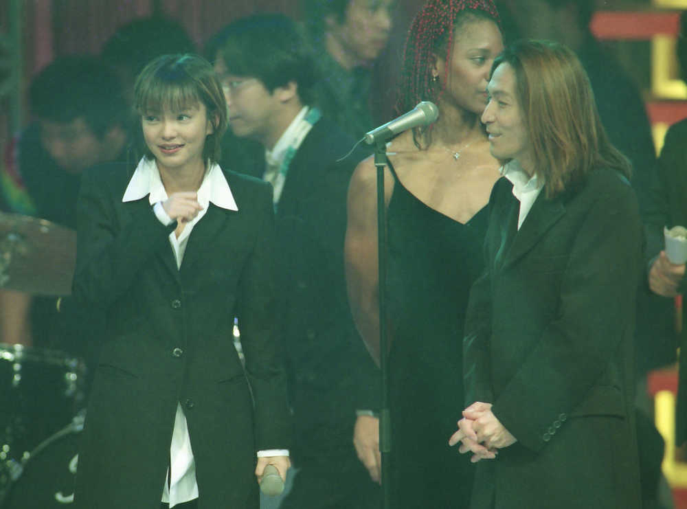 １９９７年１２月３１日、日本レコード大賞で安室奈美恵と小室哲哉