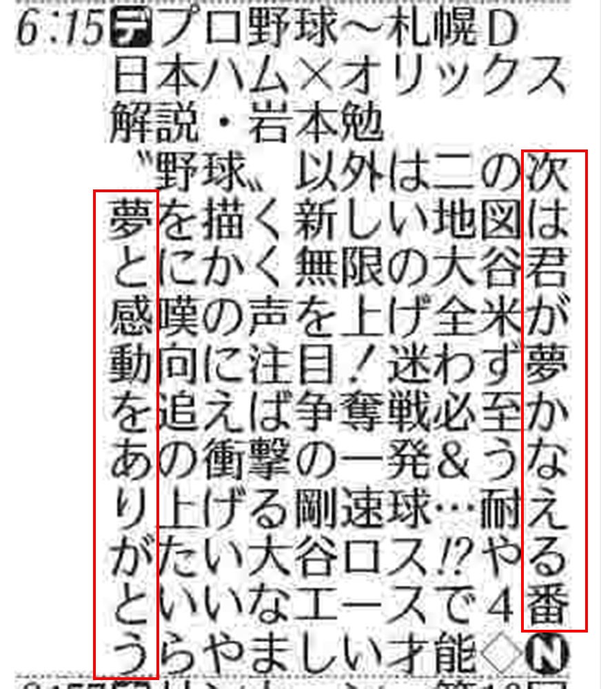 【画像・写真】大谷“さよなら登板”地元で３１・５％の高視聴率　瞬間最高３８・２％　縦読みでエール