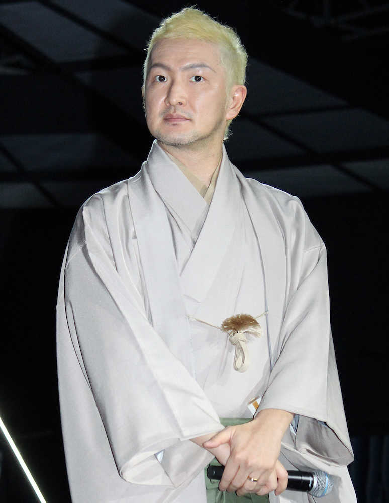 【画像・写真】中村獅童　着物とロボットの融合に刺激「歌舞伎とロボットも十分ありえる」