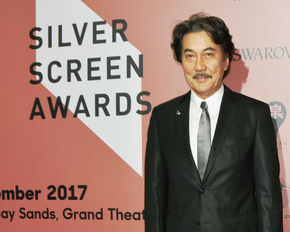 シンガポール国際映画祭の授賞式に出席した役所広司