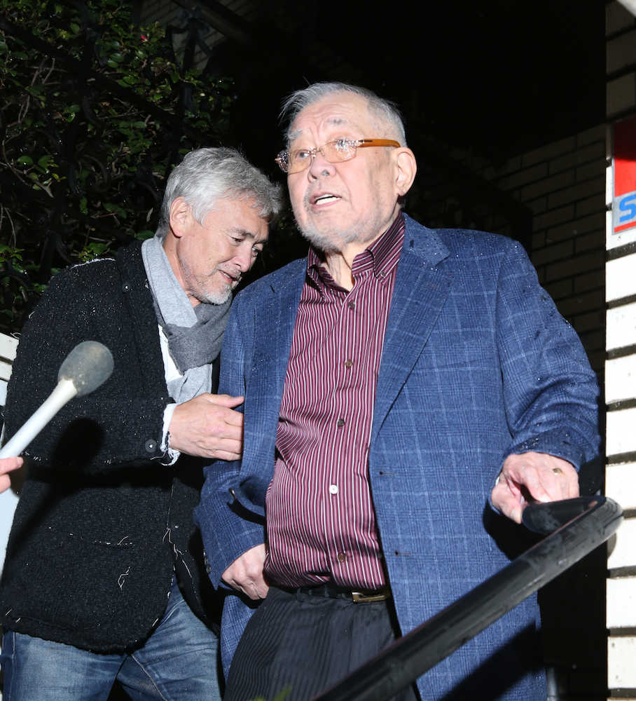 【画像・写真】サッチー急死　ノムさん憔悴「俺の方が先に逝くだろうと…」